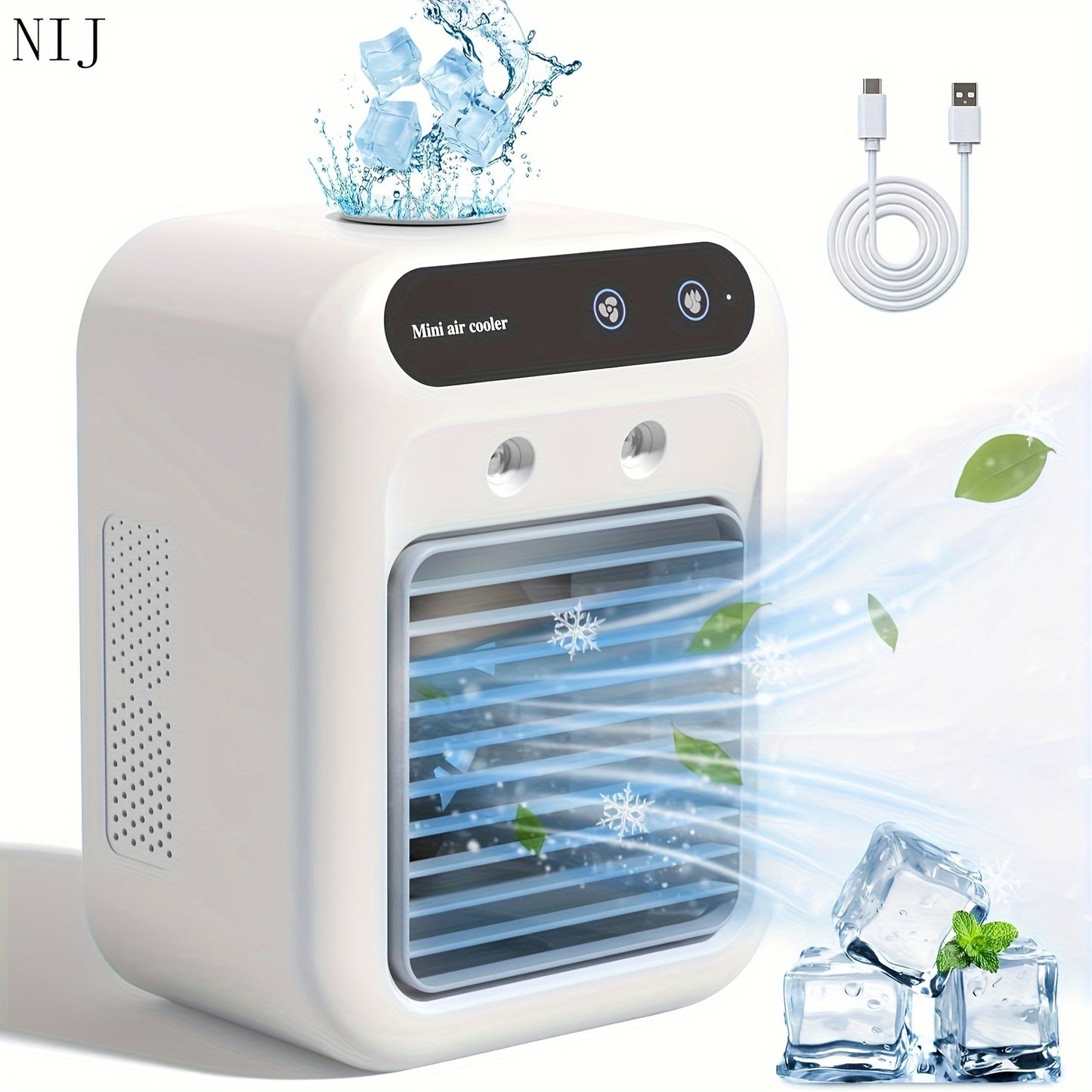 🌪️Climatiseur Portable – Compact & Rafraîchissant